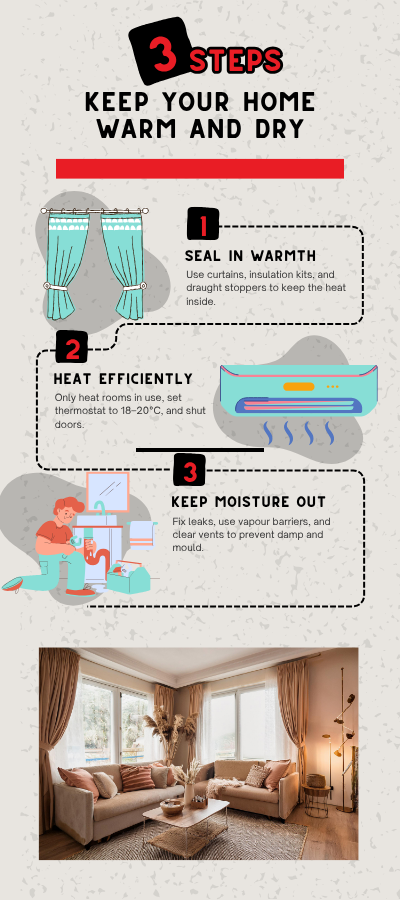 3 steps to a warmer home