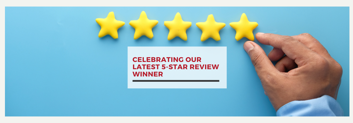 latest 5-star review winner