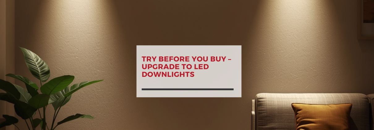 Upgrade to LED Downlights